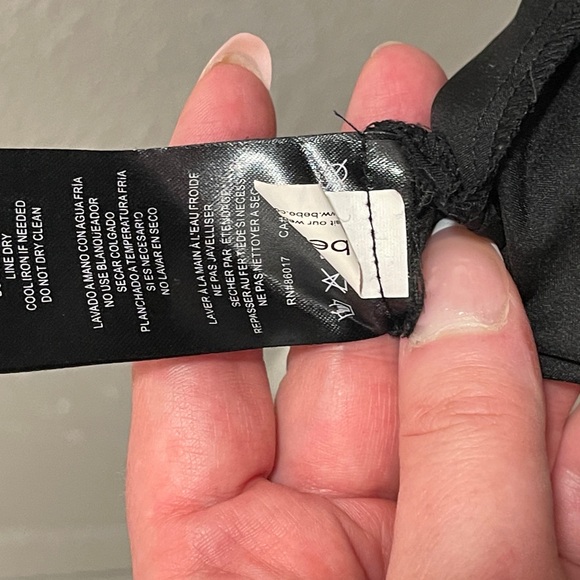 BEBE Halter Dress | Black | Size M - Picture 5 of 6